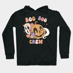 Boo Boo Crew Nurse Shirts Halloween Nurse Shirts for Women Hoodie